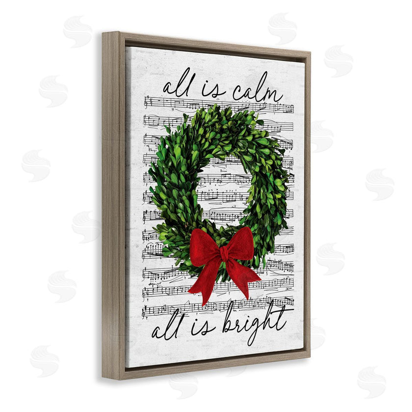 Lettered and Lined | All is Bright Holiday Music
