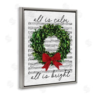 Lettered and Lined | All is Bright Holiday Music