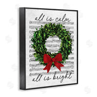 Lettered and Lined | All is Bright Holiday Music