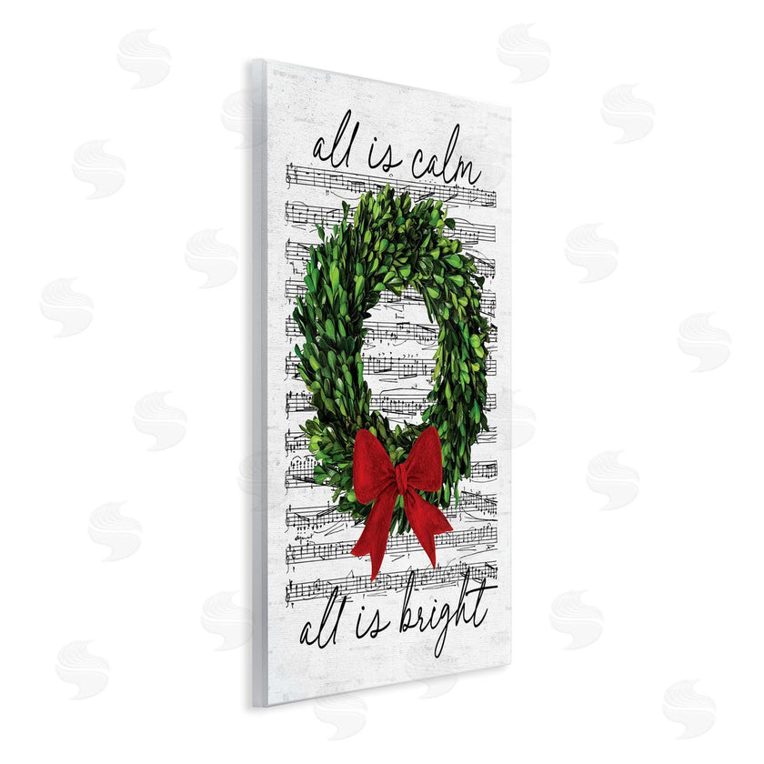 Lettered and Lined | All is Bright Holiday Music
