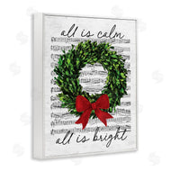 Lettered and Lined | All is Bright Holiday Music