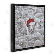 Nicola Mason | Sheep with Santa Hat