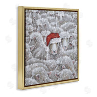 Nicola Mason | Sheep with Santa Hat