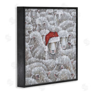 Nicola Mason | Sheep with Santa Hat
