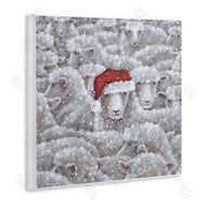 Nicola Mason | Sheep with Santa Hat