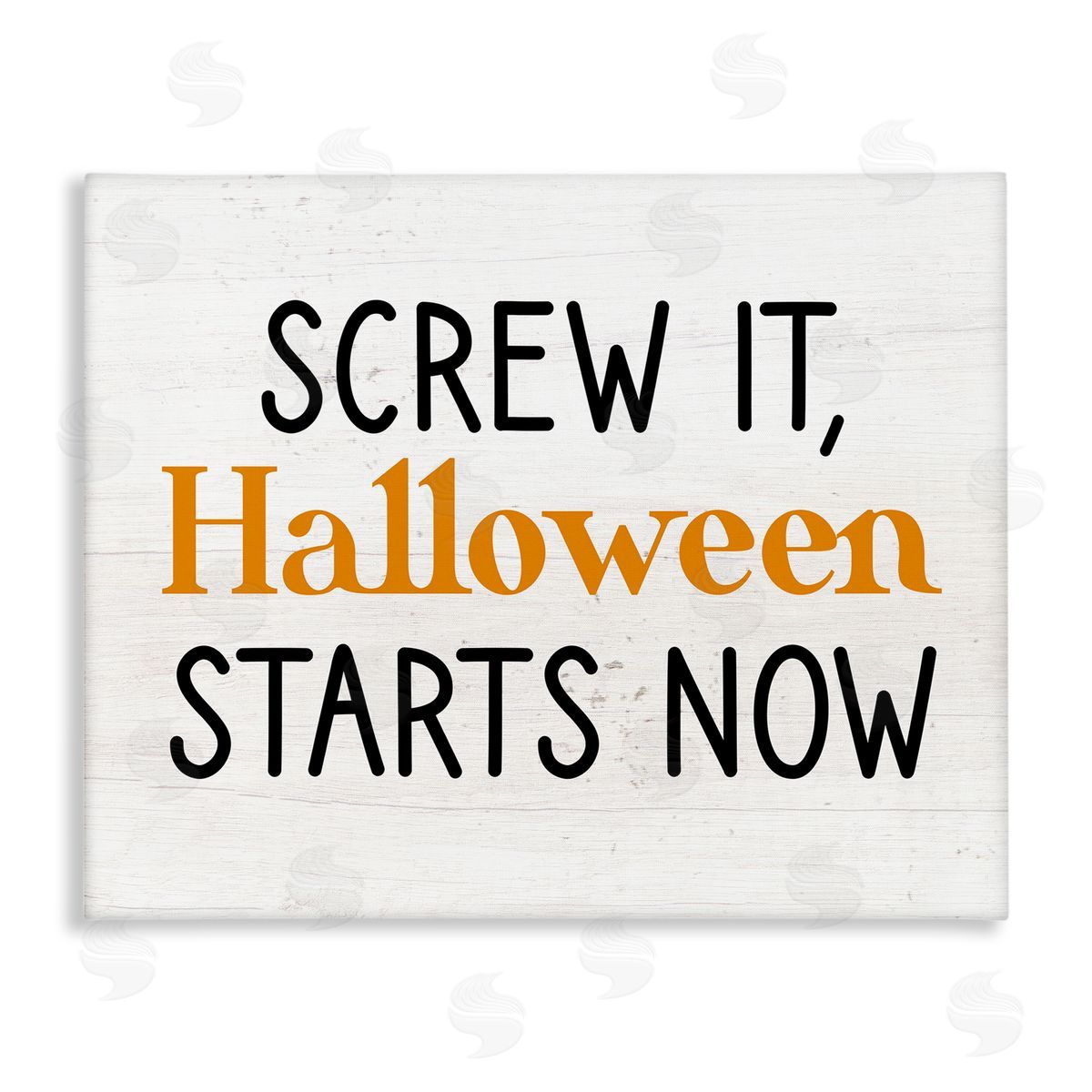 Stupell Studio | Halloween Starts Now Phrase