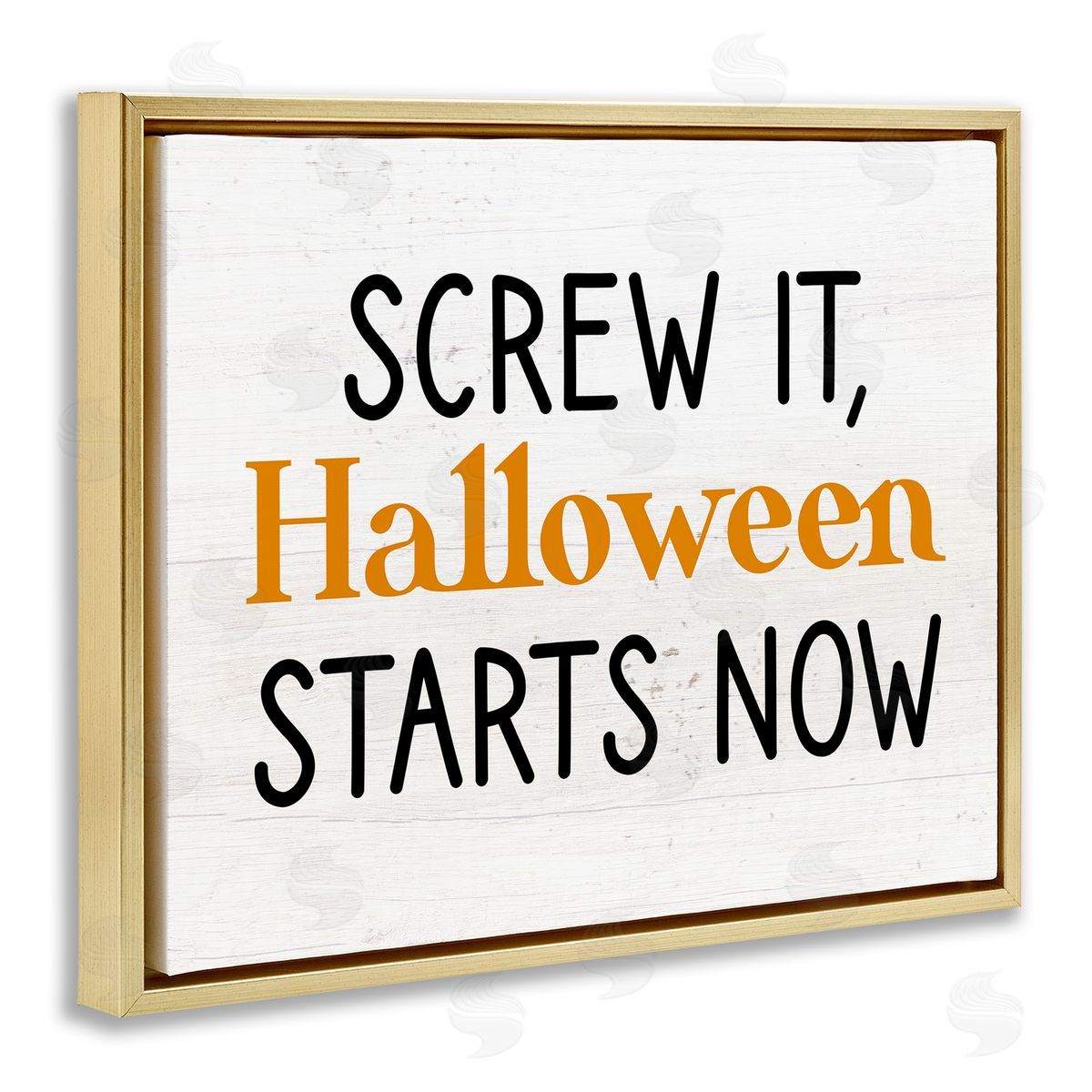 Stupell Studio | Halloween Starts Now Phrase