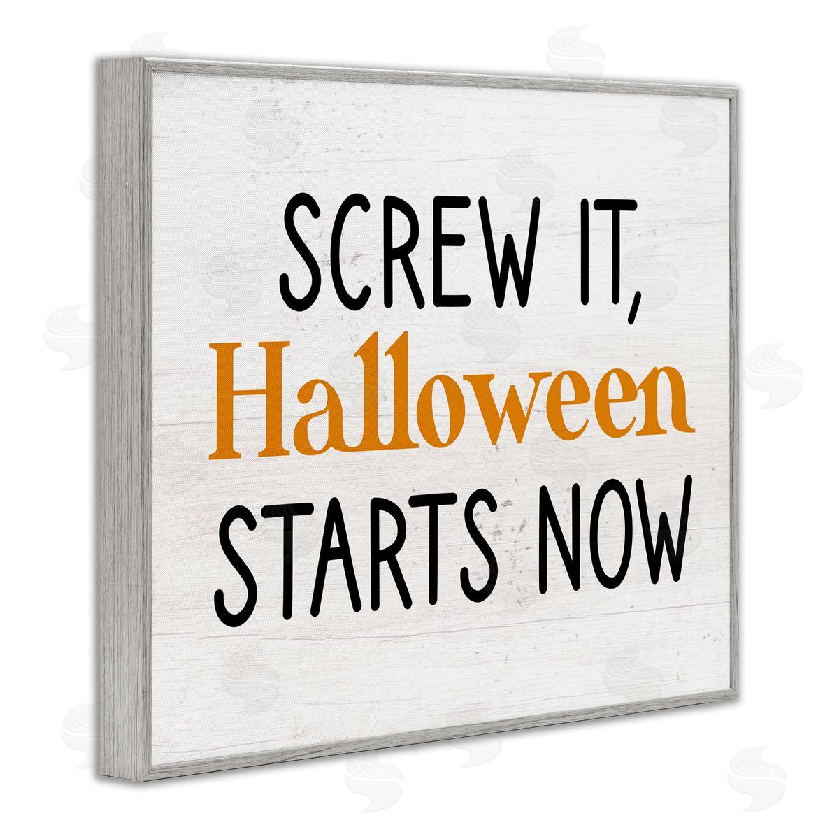 Stupell Studio | Halloween Starts Now Phrase