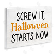 Stupell Studio | Halloween Starts Now Phrase