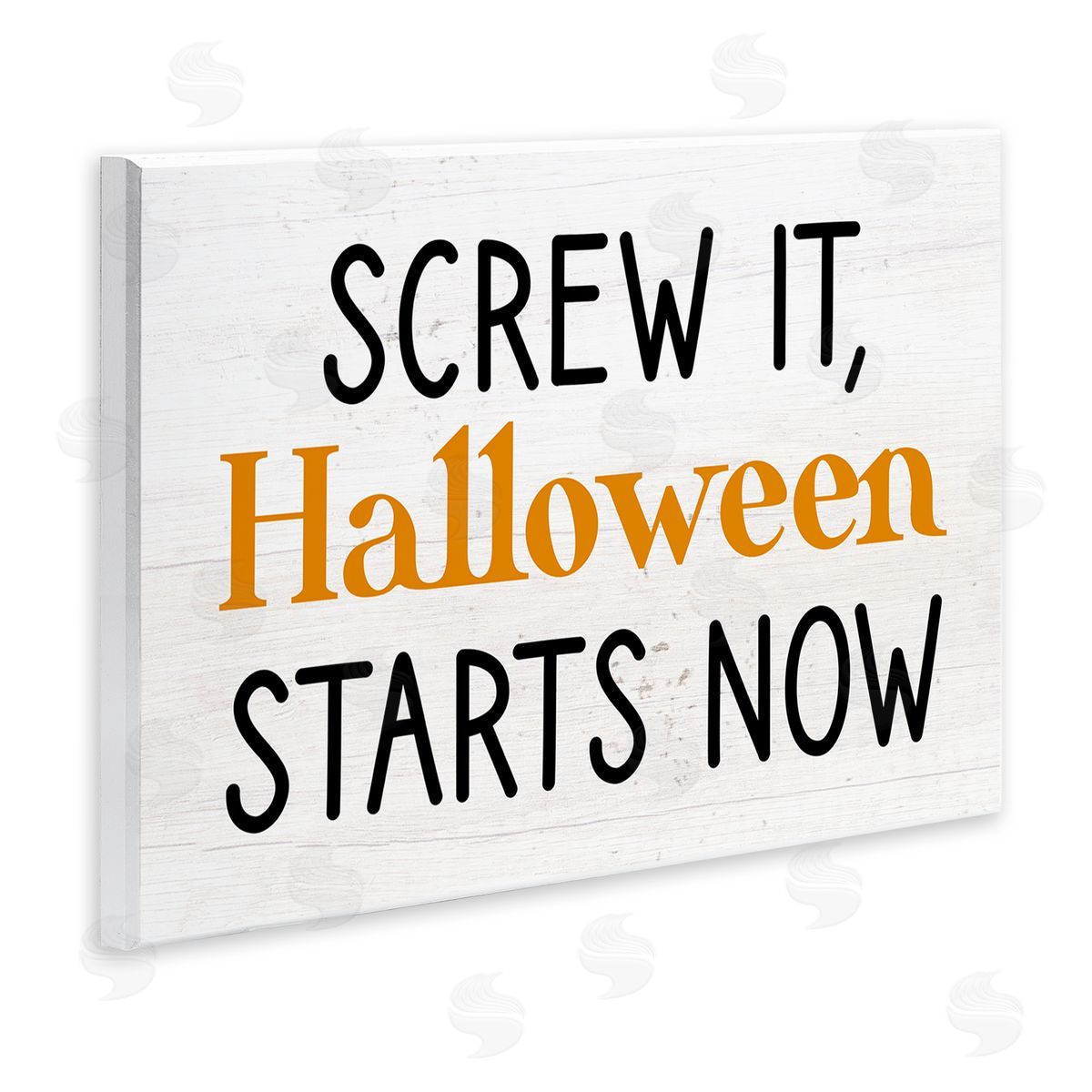 Stupell Studio | Halloween Starts Now Phrase