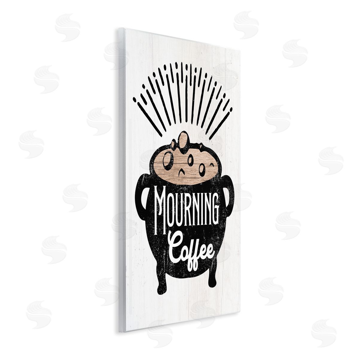 Stupell Studio Mourning Coffee Cauldron Wall Plaque Artside_