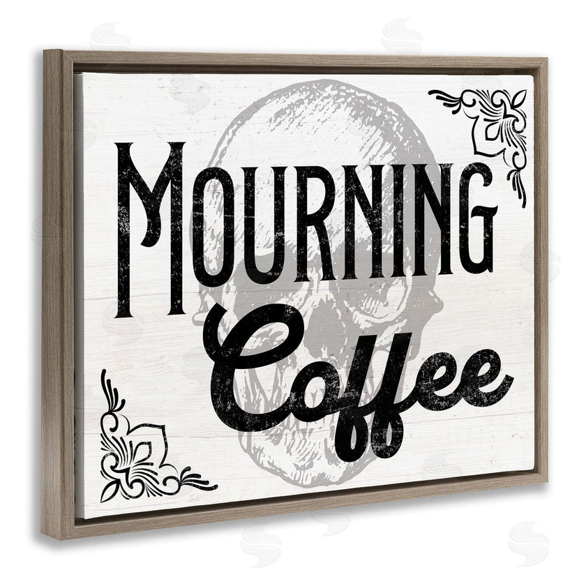 Stupell Studio | Mourning Coffee Skull