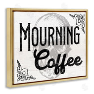 Stupell Studio | Mourning Coffee Skull