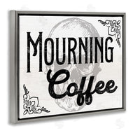 Stupell Studio | Mourning Coffee Skull