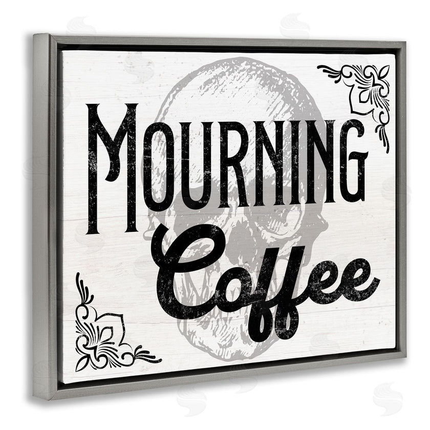 Stupell Studio | Mourning Coffee Skull