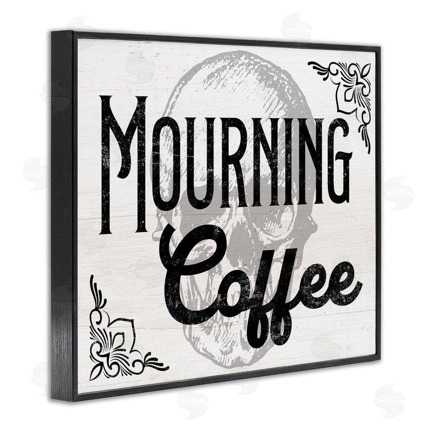 Stupell Studio | Mourning Coffee Skull