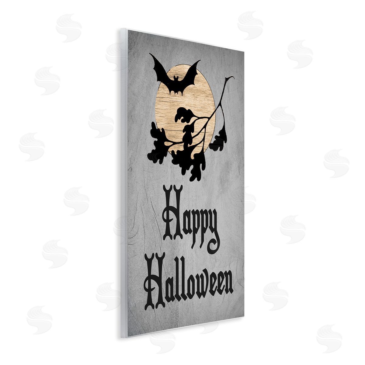 Stupell Studio Happy Halloween Bats Wall Plaque Artside_