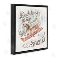 Mary Urban | Dachshund Through Snow