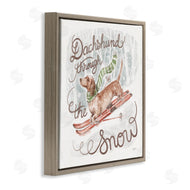 Mary Urban | Dachshund Through Snow