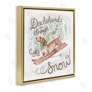 Mary Urban | Dachshund Through Snow