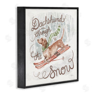 Mary Urban | Dachshund Through Snow