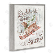 Mary Urban | Dachshund Through Snow