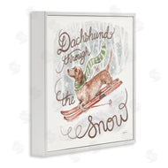 Mary Urban | Dachshund Through Snow