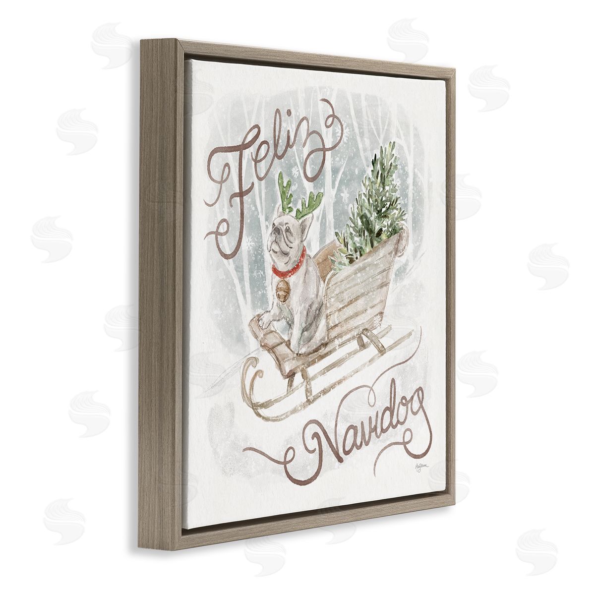 Mary Urban | Feliz Navidog Bulldog