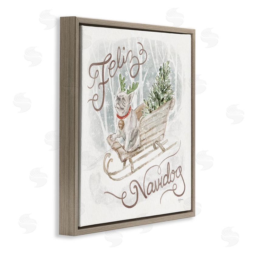 Mary Urban | Feliz Navidog Bulldog