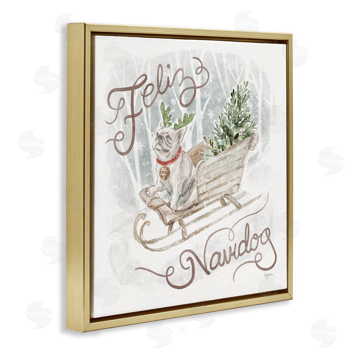 Mary Urban | Feliz Navidog Bulldog