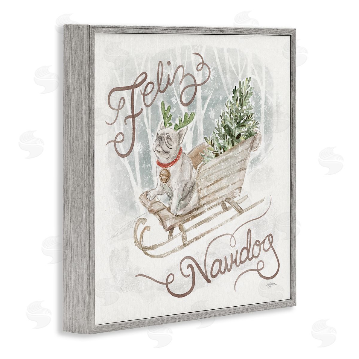 Mary Urban | Feliz Navidog Bulldog