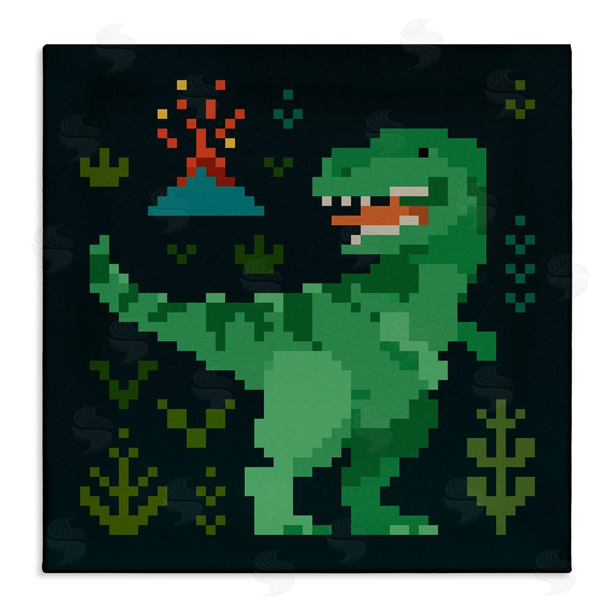 Victoria Barnes | Pixel Style Dinosaur