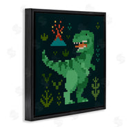 Victoria Barnes | Pixel Style Dinosaur