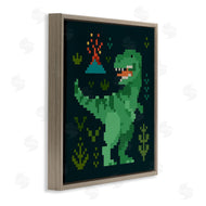 Victoria Barnes | Pixel Style Dinosaur
