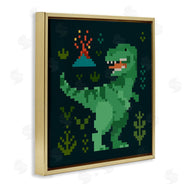 Victoria Barnes | Pixel Style Dinosaur
