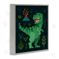 Victoria Barnes | Pixel Style Dinosaur