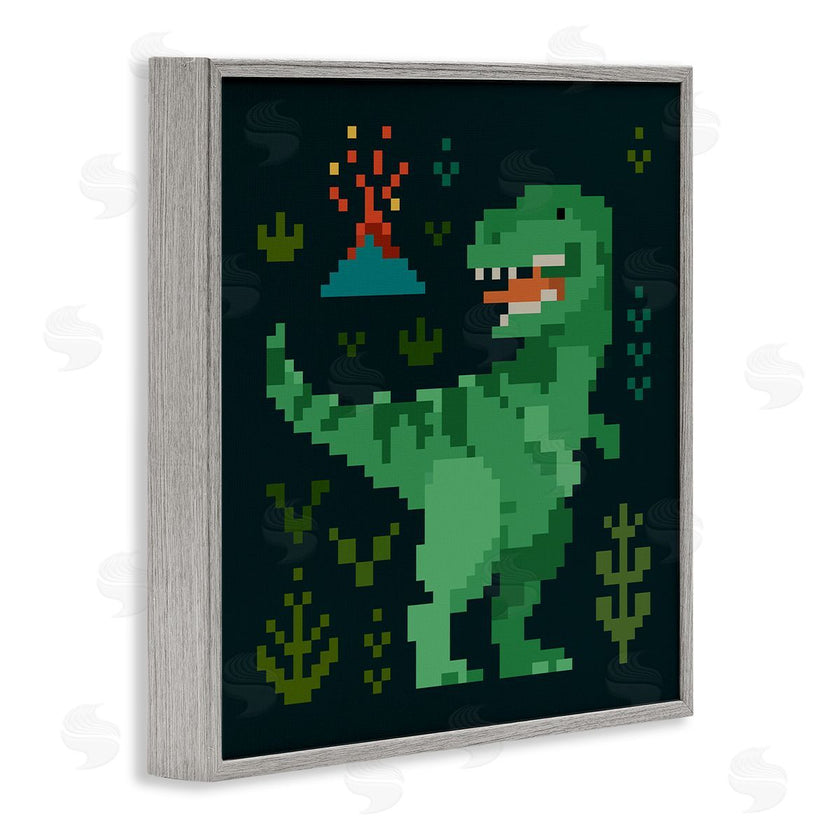Victoria Barnes | Pixel Style Dinosaur