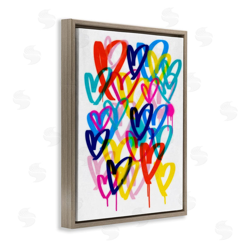 Victoria Barnes | Modern Graffiti Hearts