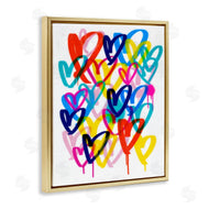 Victoria Barnes | Modern Graffiti Hearts