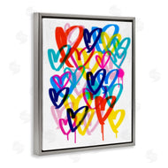Victoria Barnes | Modern Graffiti Hearts