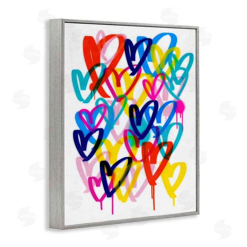 Victoria Barnes | Modern Graffiti Hearts