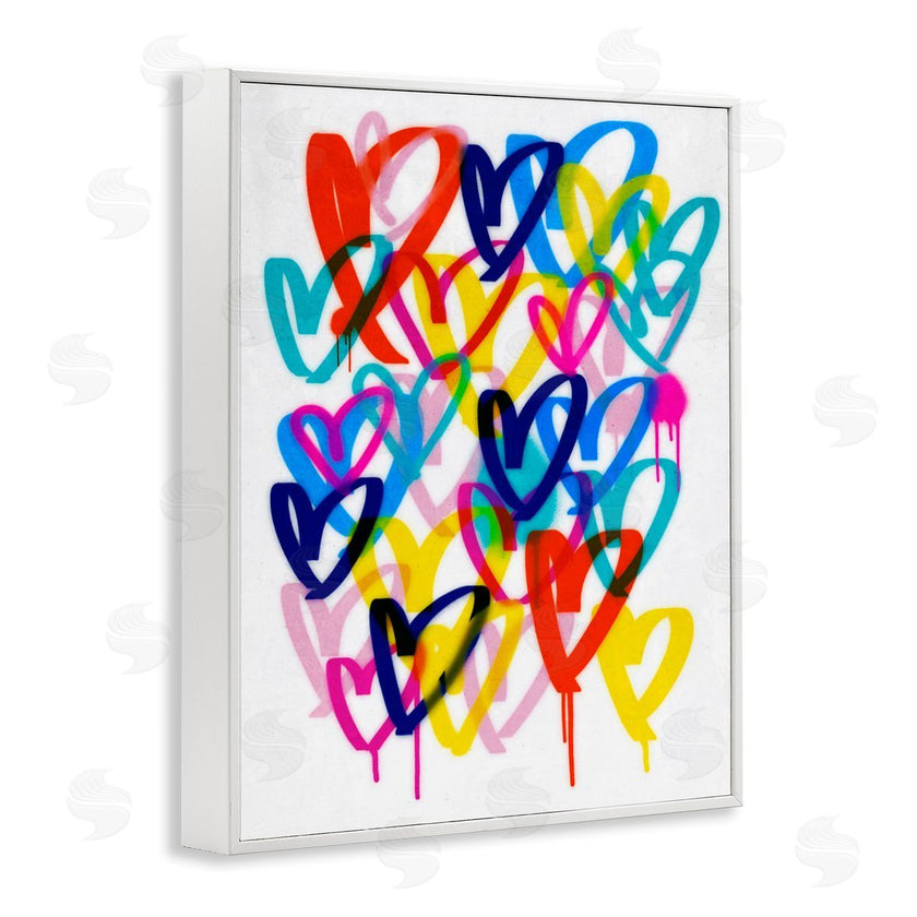 Victoria Barnes | Modern Graffiti Hearts