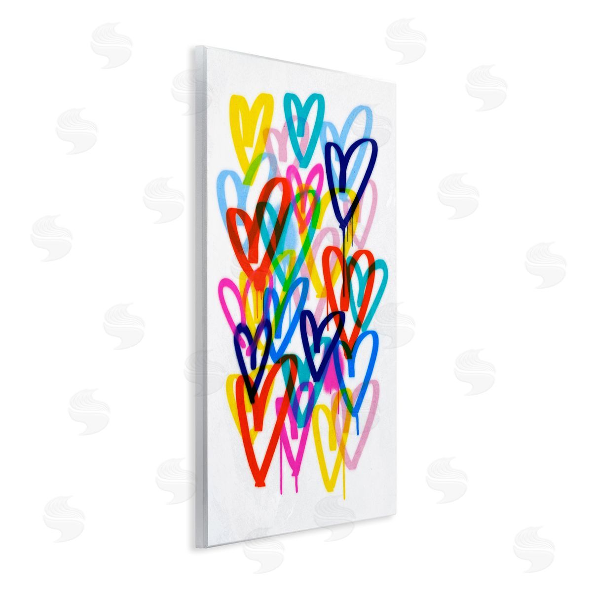 Victoria Barnes Modern Urban Hearts Wall Plaque Artside_