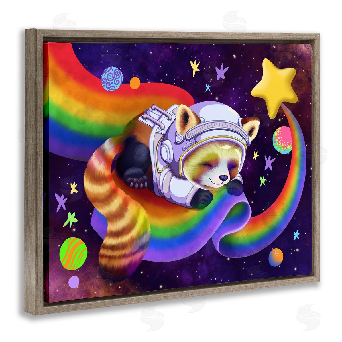 Carla Morrow | Red Panda Rainbow