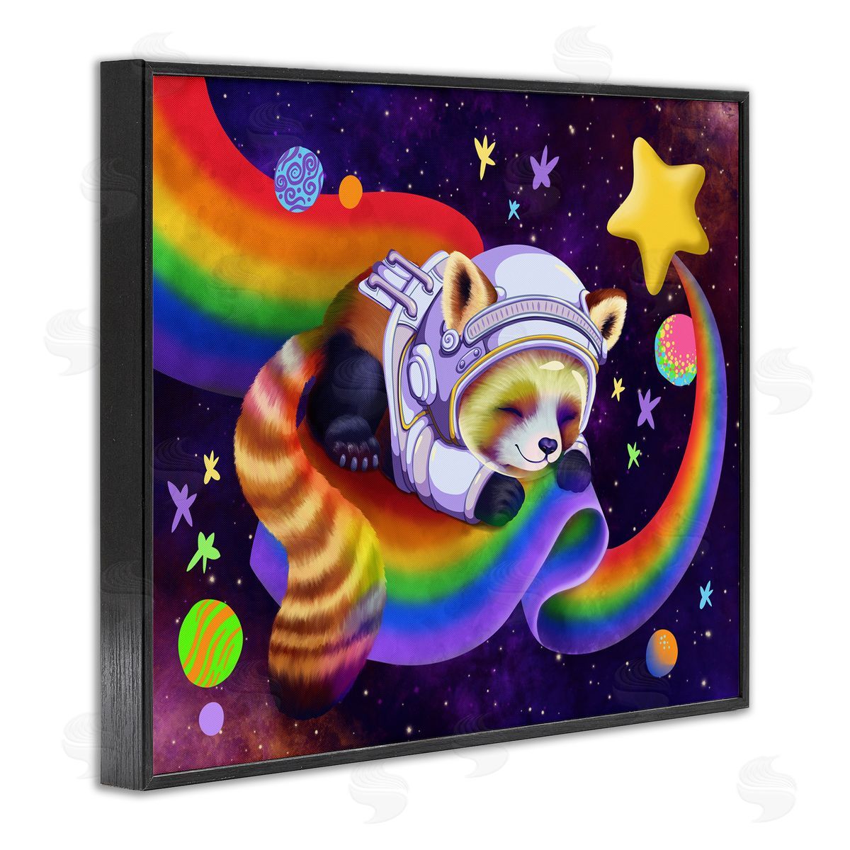 Carla Morrow | Red Panda Rainbow
