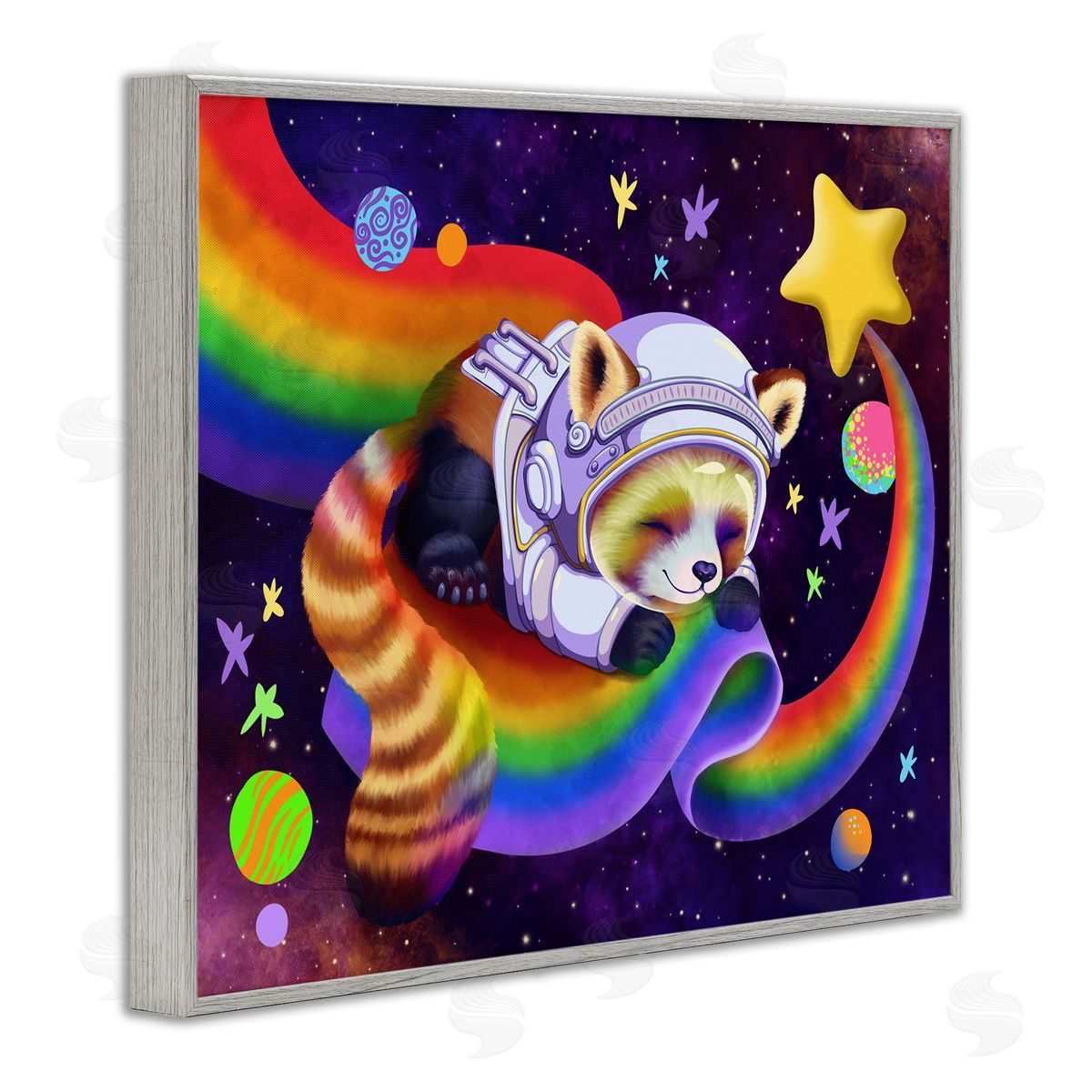 Carla Morrow | Red Panda Rainbow