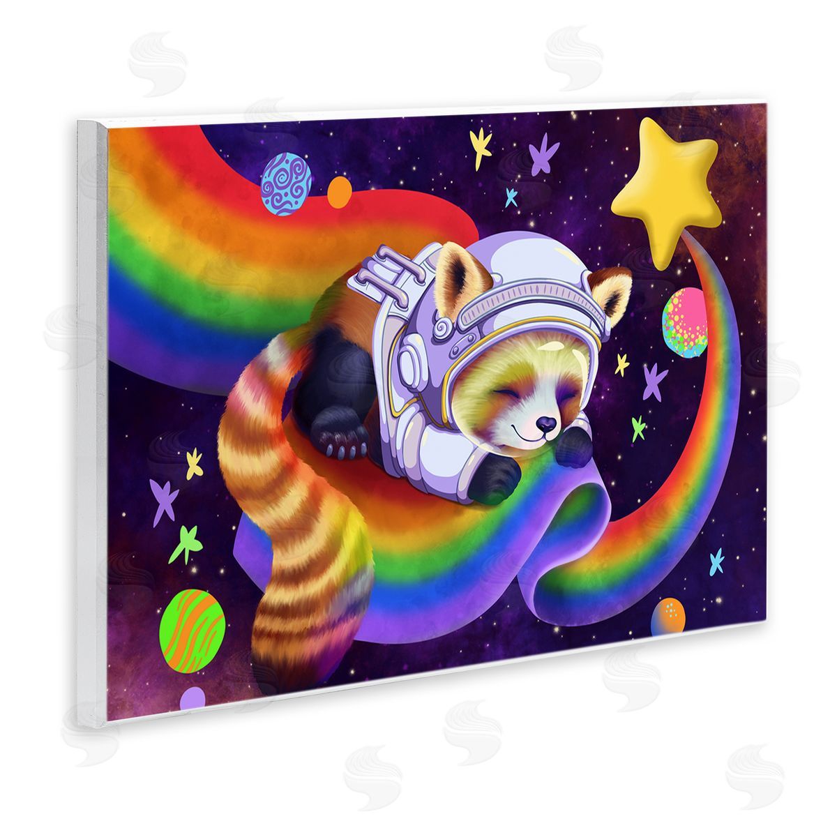 Carla Morrow | Red Panda Rainbow