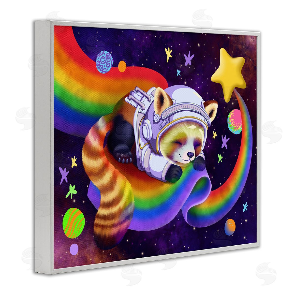 Carla Morrow | Red Panda Rainbow