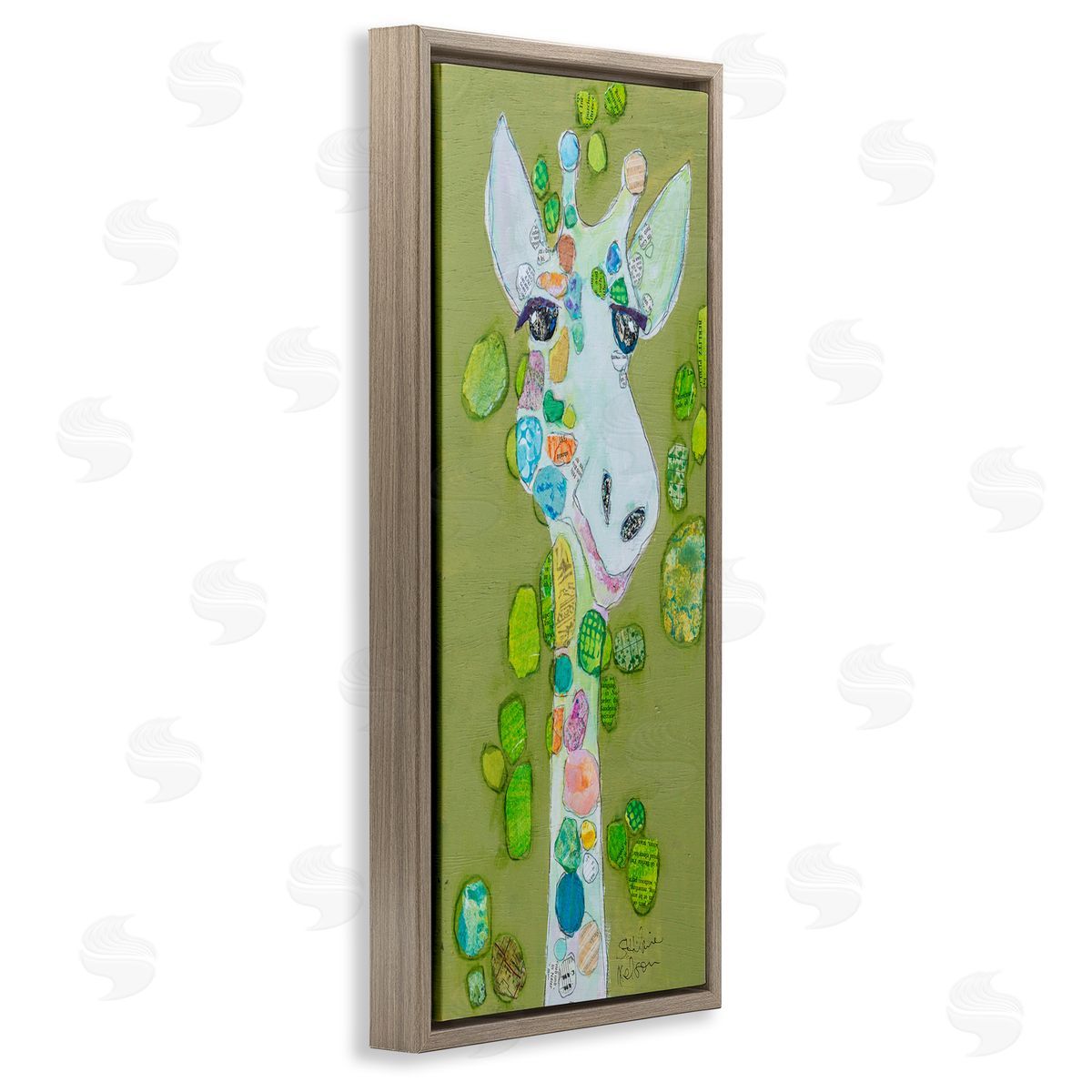 Elizabeth St. Hilaire | Green Giraffe Collage