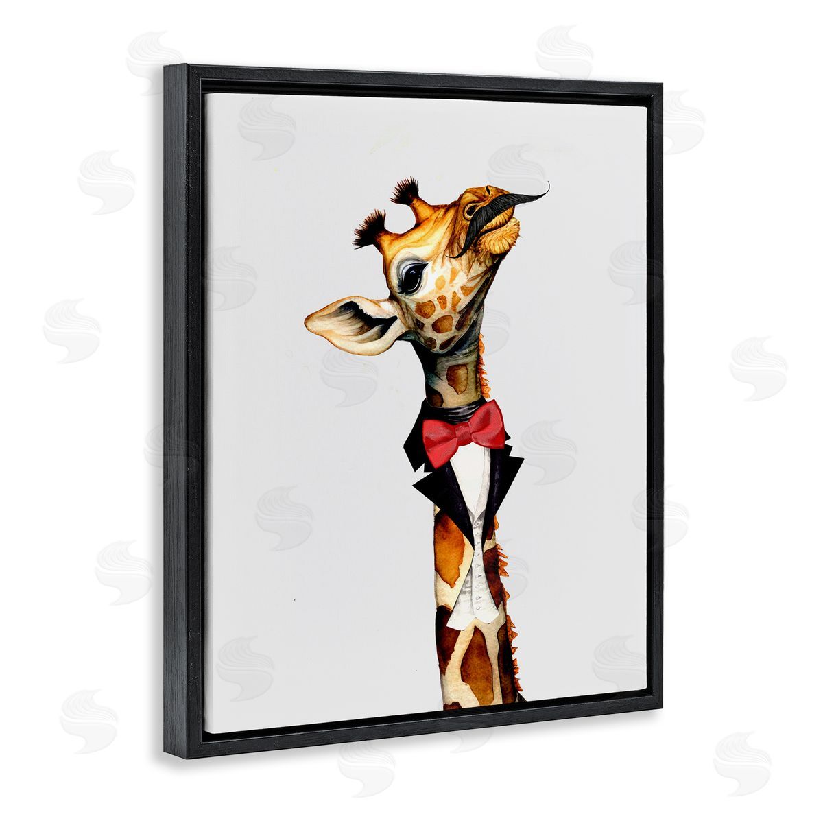 Karen Smith | Mustache Giraffe with Bowtie